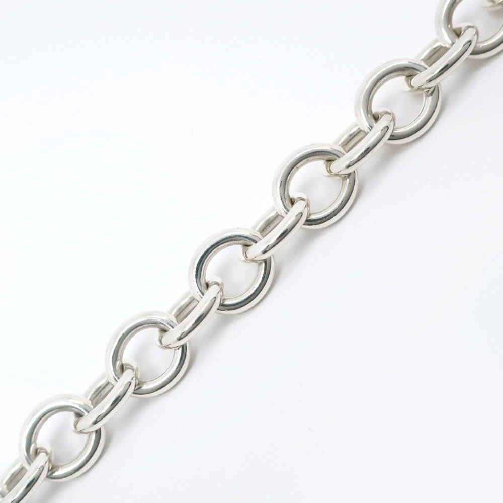 TIFFANY Authentic Silver Heart Charm Bracelet - Picture 4 of 7